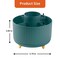 5 Slots 360°Degree Rotating Pencil Pen Organizers for Desk, Desktop Storage Stationery Supplies Organizer, Cute Pencil Cup Pot for Office, School, Home, Art Supply, Dark Green